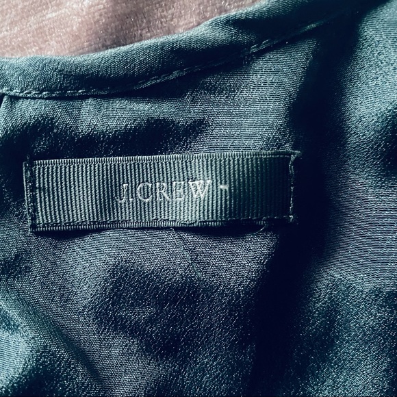 J. Crew Black Label Lace Peplum Blouse in Black - Picture 4 of 12